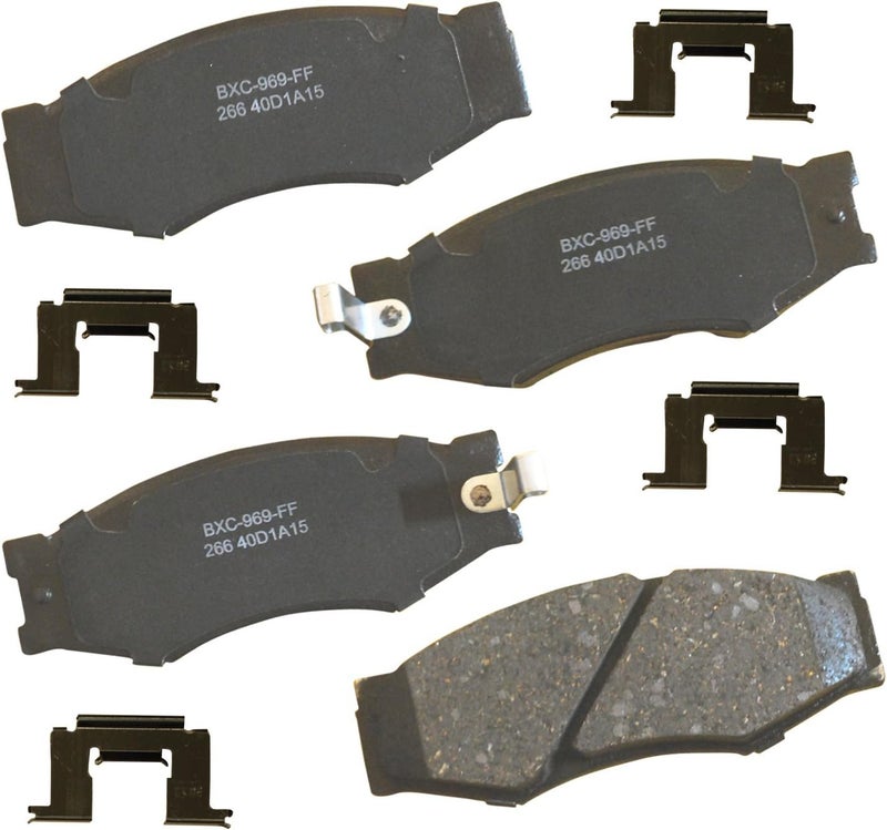Bendix Premium SBC266 Ceramic Brake Pads for Select Models INFINITI M30,Nissan 200SX,300ZX,720,D21,Ichi Van,Maxima,Multi,Pickup,Stanza - Image 1